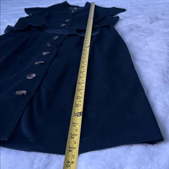 Connected Navy Button-Down Lightweight Dress - 6 - Picture 5 of 7